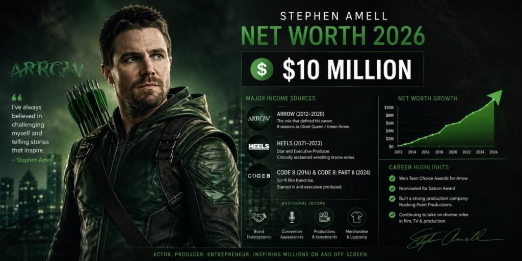 Stephen Amell Net Worth