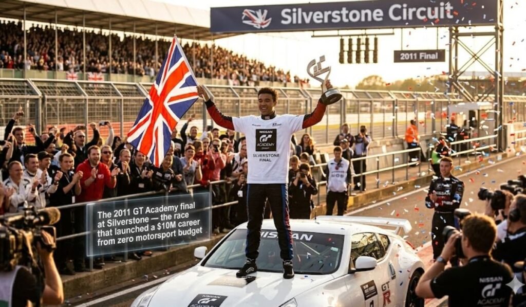 Jann Mardenborough GT Academy Silverstone win Nissan 370Z 2011
