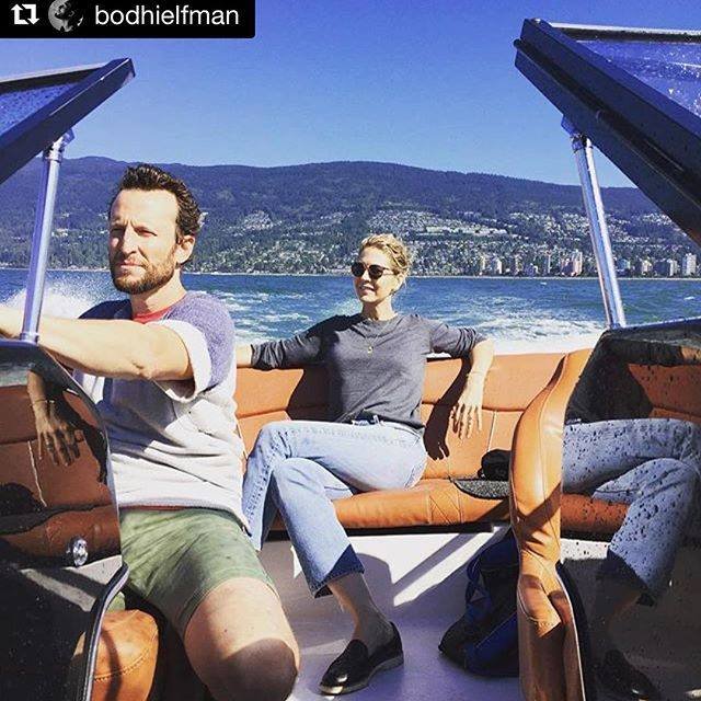 Jenna Elfman and Bodhi Elfman