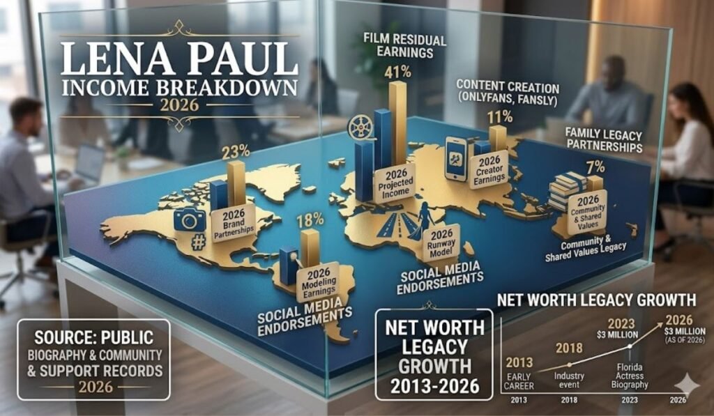 All the Ways Lena Paul Actually Makes Her Money