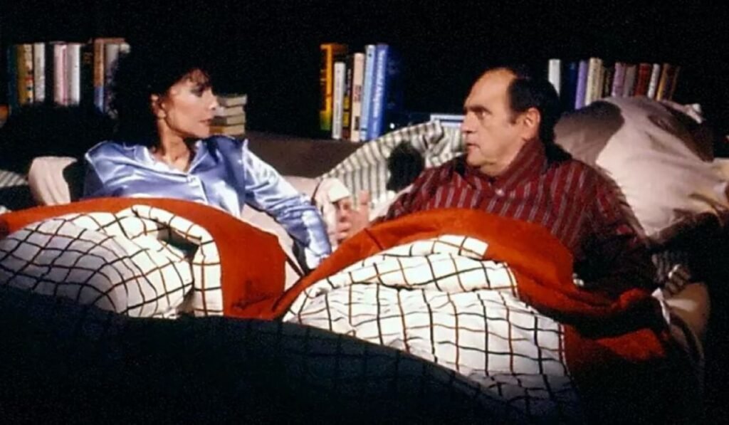 Suzanne Pleshette and Bob Newhart in the final scene of the final episode of Newhart