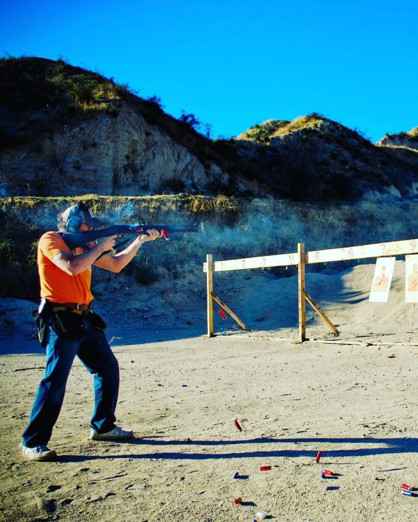 Michael Rooker at shooting