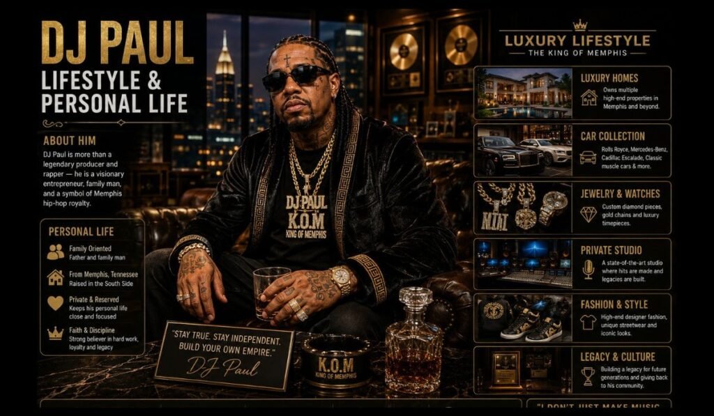 DJ Paul Life style