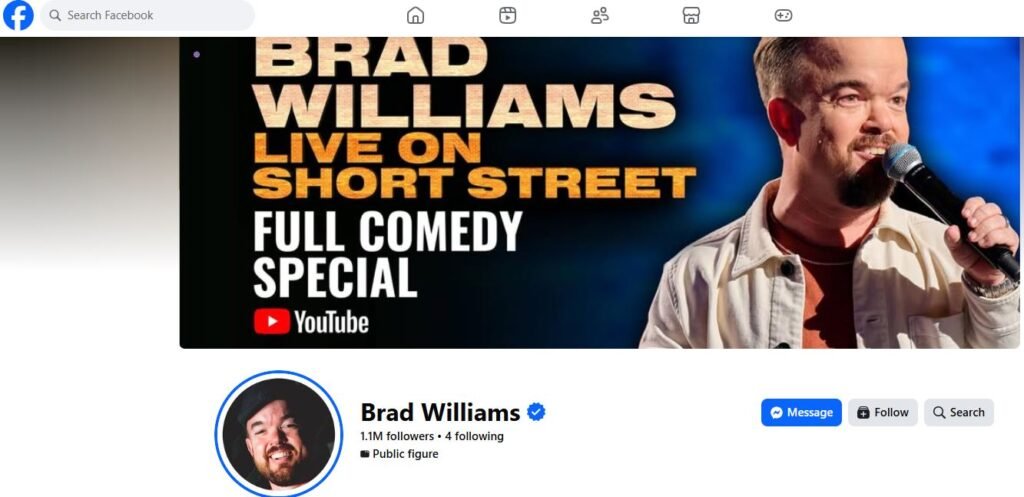 Brad Williams Facebook Profile