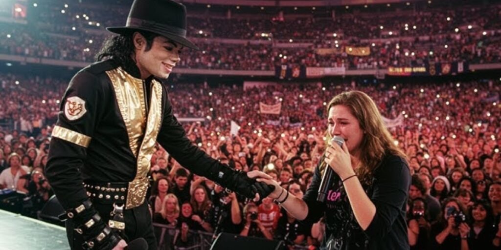 Michael Jackson with Fans