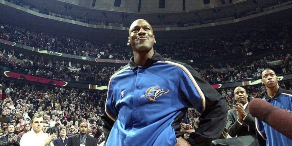 Michael Jordan with Fans