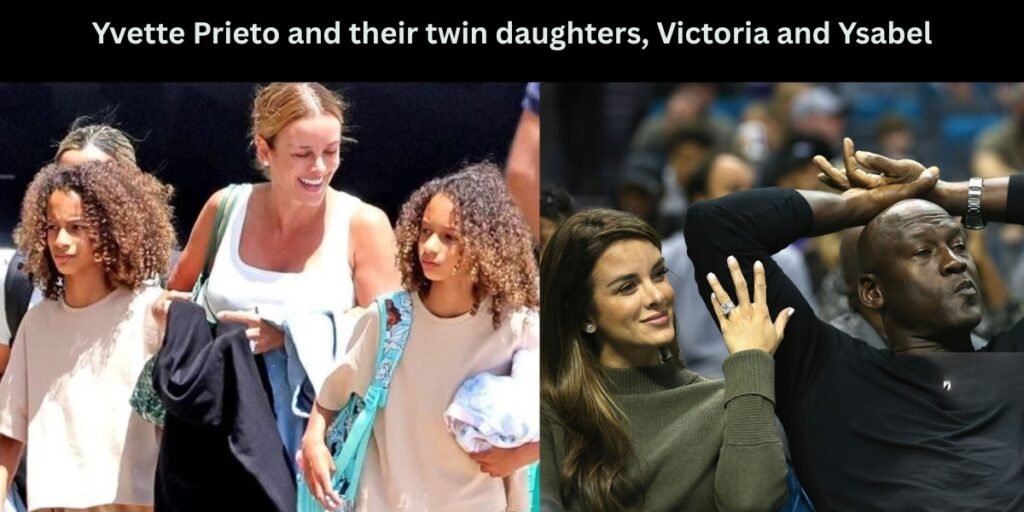 Yvette Prieto and their twin daughters, Victoria and Ysabel