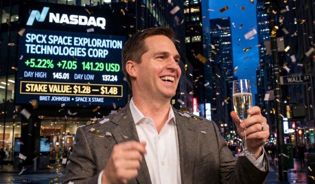  SpaceX IPO Make Bret Johnsen