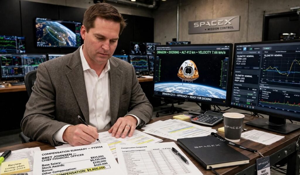 Bret Johnsen's SpaceX Salary 