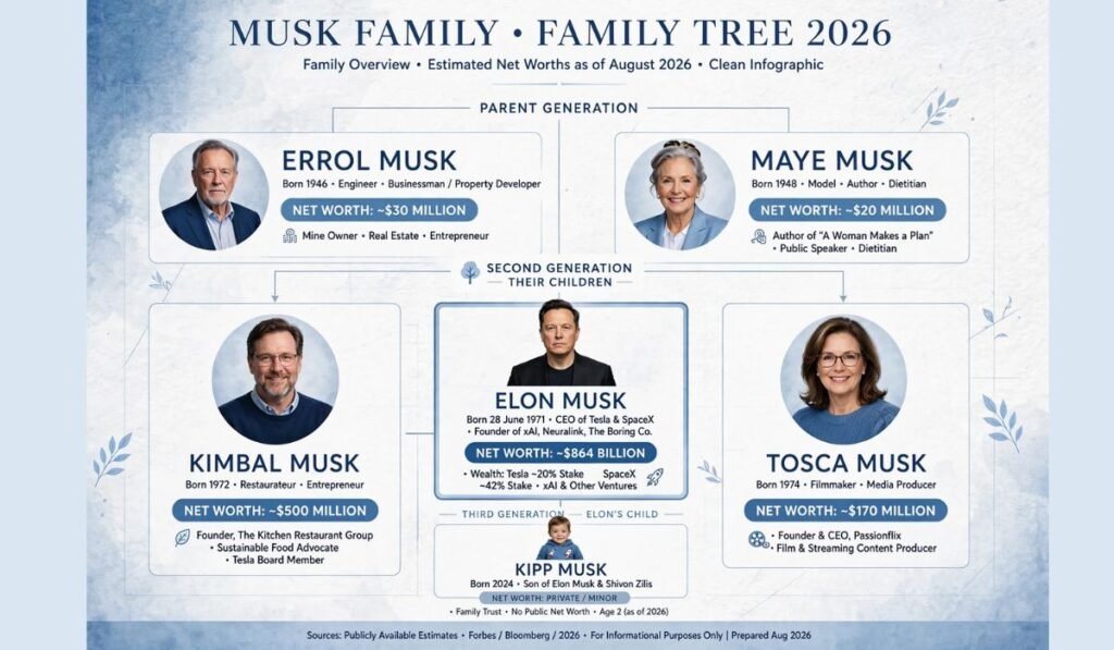 Kimbal Musk's Wife and Family