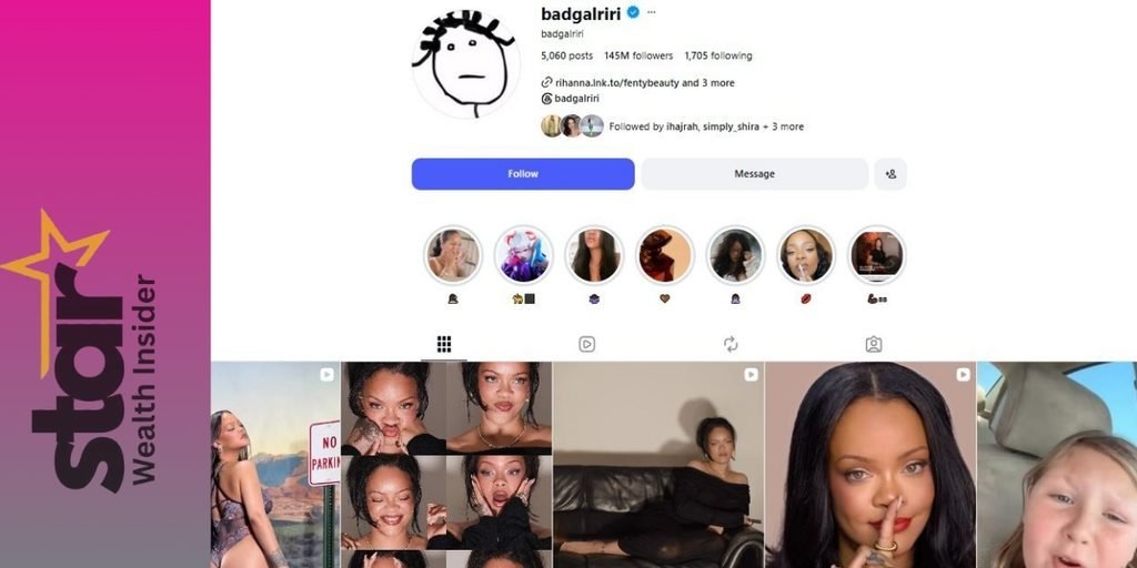 Rihanna social media